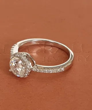 Anillo MOISSANITA 1 QUILATE