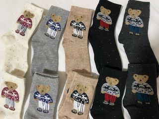 Lote 10 calcetines oso