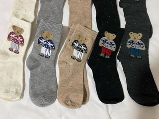 Lote 10 calcetines oso