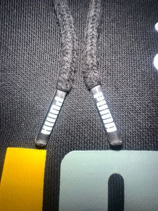 Sudadera Puma Negra Logo Colores Justicia Paz