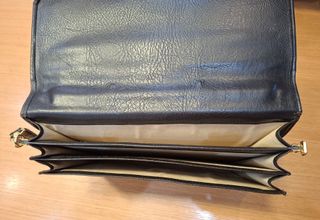 Maletín Portafolios Negro y Marrón