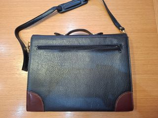 Maletín Portafolios Negro y Marrón