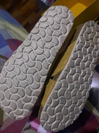 Sandalias Oysho Mostaza Talla 38