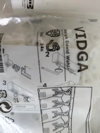 Accesorios Cortinas Ikea RIIKTIG KRONILL VIDGA