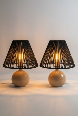 Juego de 2 lámparas de mesa