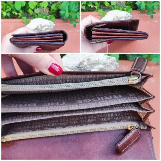 Portafoglio The Bridge marrone monogram