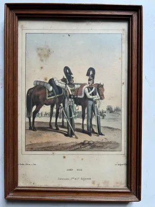 Quattro quadretti militari antichi