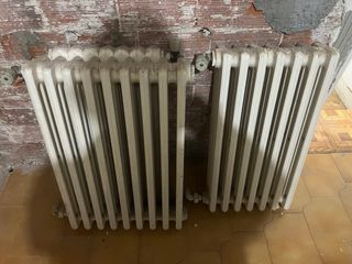 Radiadores de hierro fundido antiguos