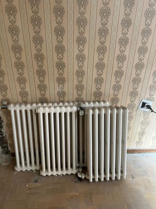 Radiadores de hierro fundido antiguos