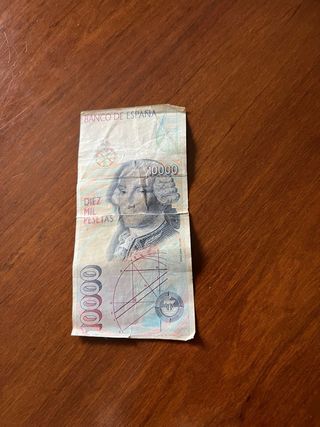 Billete 10000 Pesetas Banco de España