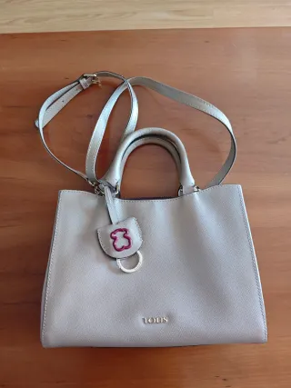 Bolso Tous Beige y Dorado