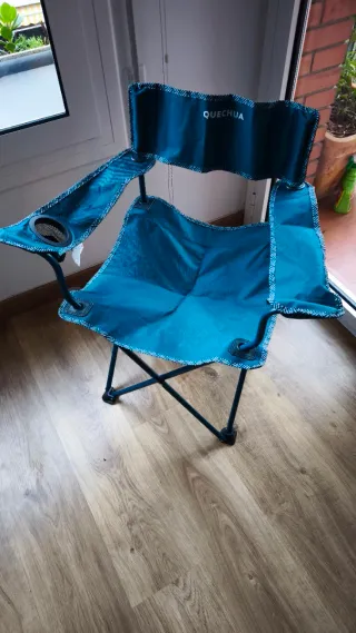 Silla plegable Quechua azul