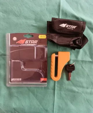 Candado de disco para moto