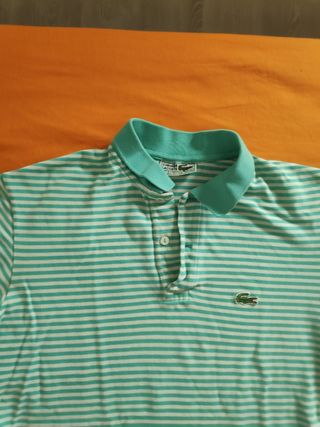 Polo Lacoste Rayas Hombre Talla M