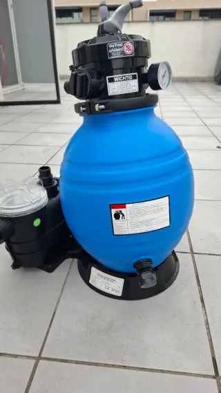 Bomba depuradora arena piscina Monzana 25L