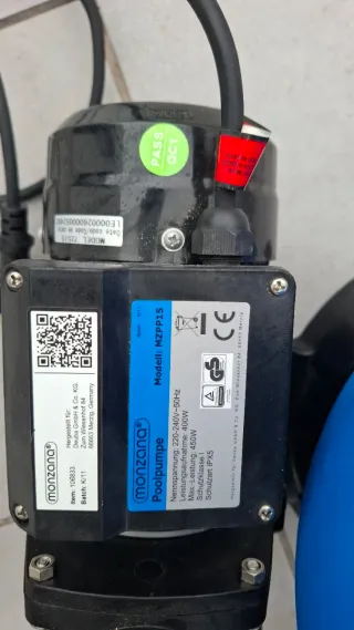 Bomba depuradora arena piscina Monzana 25L