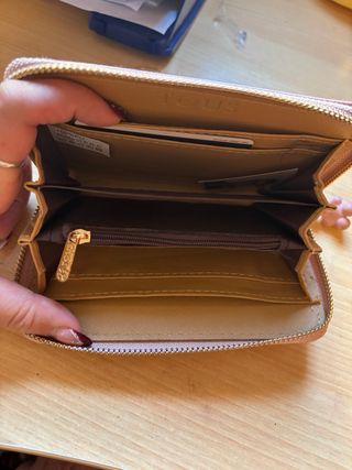 Cartera mediana rosa palo TOUS