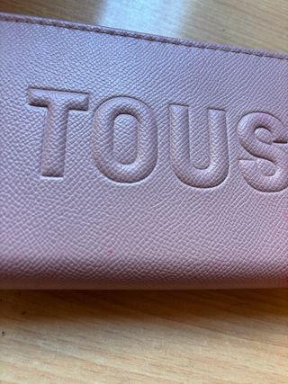 Cartera mediana rosa palo TOUS
