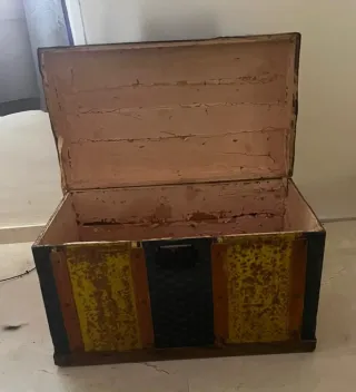 Baúl Arcon Madera y Metal