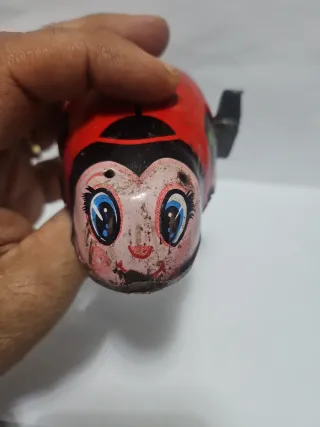 Coccinella vintage in latta