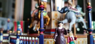 Tiovivo musical antiguo