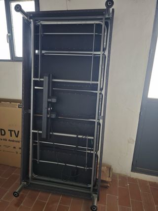 Cama articulada gris y negra