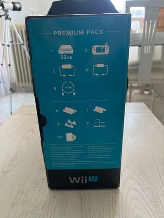 Nintendo Wii U Negra Completa