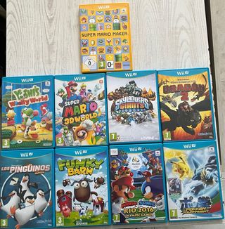 Nintendo Wii U Negra Completa