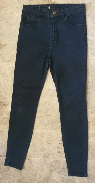 Pantalón vaquero oscuro mujer talla 38
