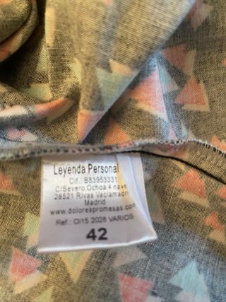 Vestido estampado geométrico