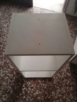 Estantería 2 huecos blanca