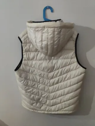 Chaleco Jack&Jones Blanco con Capucha