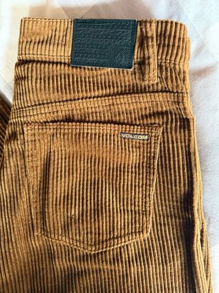 Pantalón pana chica Volcom marrón