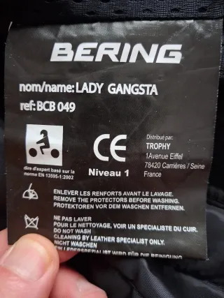 Cazadora moto mujer BERING
