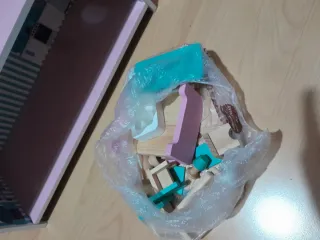 Casa de muñecas grande rosa