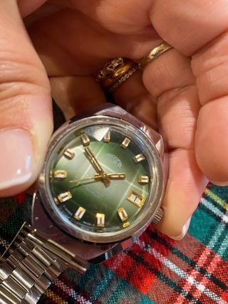 Orologio Tissier Uomo Verde Swiss Made