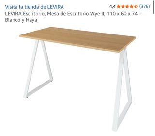 Mesa Escritorio LEVIRA Wye II Madera y Metal