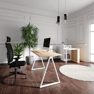 Mesa Escritorio LEVIRA Wye II Madera y Metal