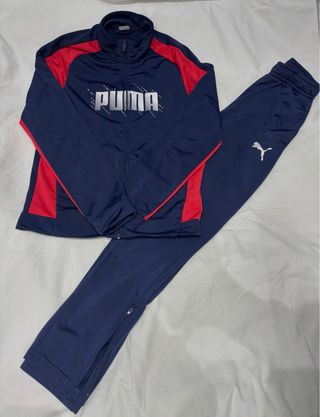Chándal Puma Niño Azul y Rojo