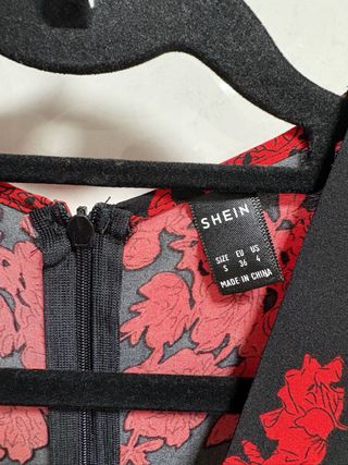 Vestido vaporoso estampado floral S