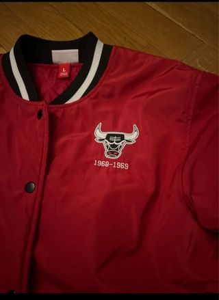 Chaqueta Chicago Bulls Roja Talla L