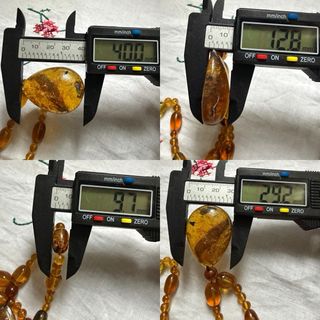 Collar de ámbar con colgante