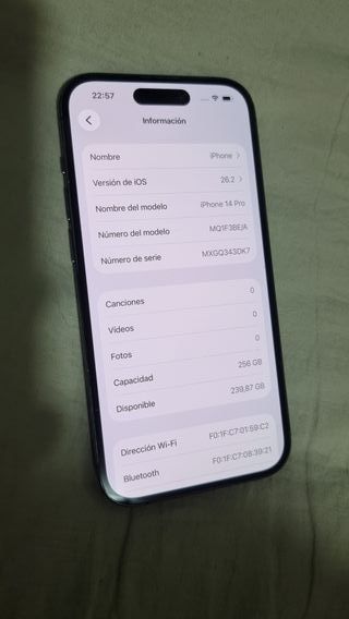 iPhone 14 Pro 256GB 100% Bateria