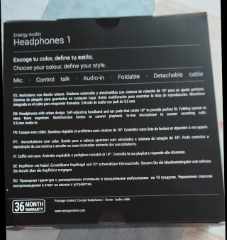 Auriculares Energy Sistem Urban.