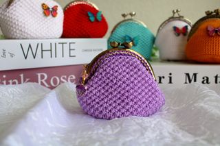 Monederos artesanales de hilo italiano