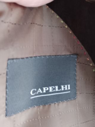 Americana marrón panilla talla 48.