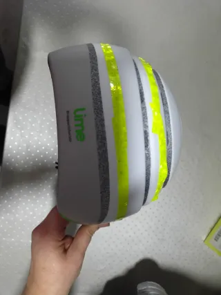 Casco plegable bici Lime. Closca