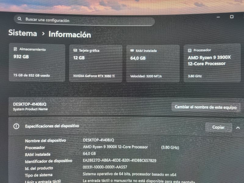 PC Gaming Gama Alta AMD ASUS afbeelding 6