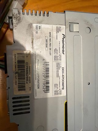 Radio CD Pioneer DEH-4700MP