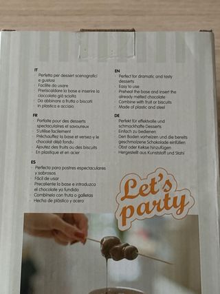 Fontana per cioccolato Dmail